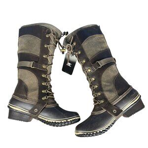 NWT Sorel W's 11 Conquest Carly Tall Waterproof Winter Boots MSRP$225 HTF